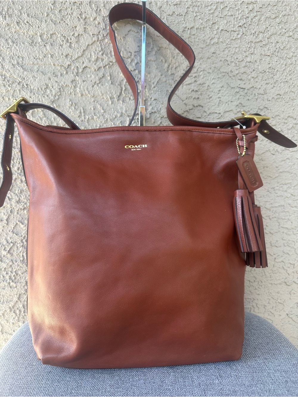 COACH Vintage Legacy Leather Duffle crossbody bag - Large size